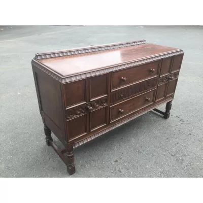 massives Sideboard aus Eiche von ca. 1920 England 