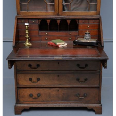 Prächtiger George III Mahagoni Sekretär  ca 1830