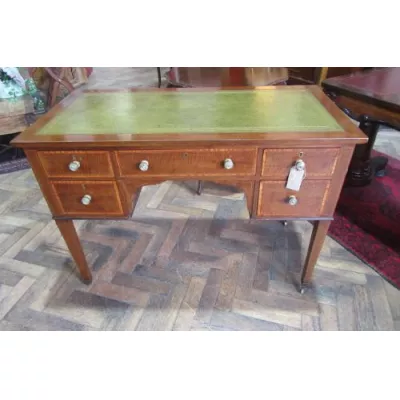 Antiker Edwardian Mahagoni Schreibtisch England 1890-1911