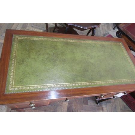 Antiker Edwardian Mahagoni Schreibtisch England 1890-1911