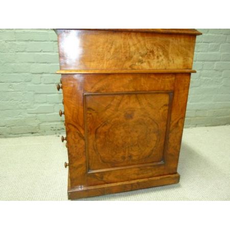 Massiver viktorianischer Nussbaum Davenport, wunderbar erhalten, ca. 1860 original