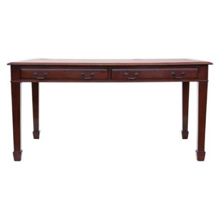 Georgian Revival Partner Schreibtisch von ca. 1925 Orginal Massivholz