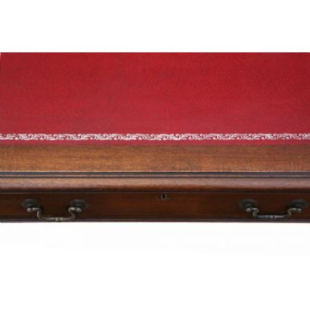 Georgian Revival Partner Schreibtisch von ca. 1925 Orginal Massivholz