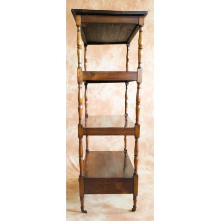 Offenes Bücherregal aus Palisanderholz, gut erhalten, original aus der Regency-Zeit