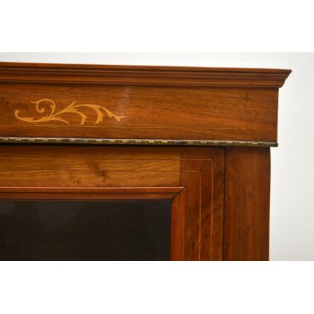 "Original viktorianische Nussbaum Vitrine von ca. 1860" - echte Antiquität