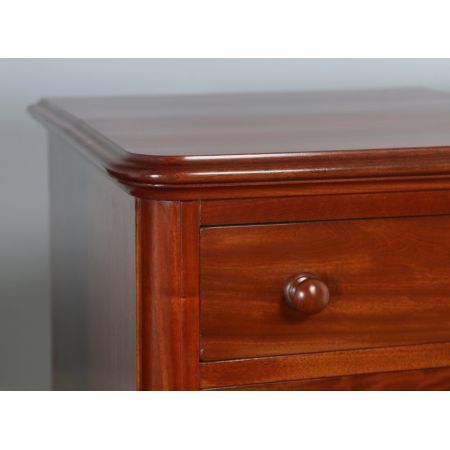 Antikes Paar englischer viktorianischer Mahagoni Nachtische (ca. 1860) Orginal Massivholz