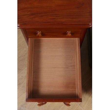 Antikes Paar englischer viktorianischer Mahagoni Nachtische (ca. 1860) Orginal Massivholz