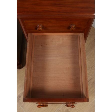 Antikes Paar englischer viktorianischer Mahagoni Nachtische (ca. 1860) Orginal Massivholz