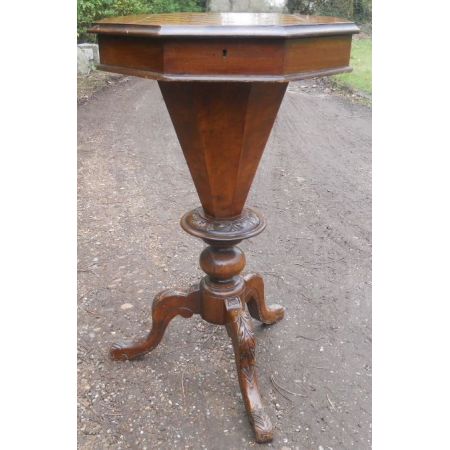 Antiker viktorianischer Schachtisch, original von 1880, aus Mahagoniholz