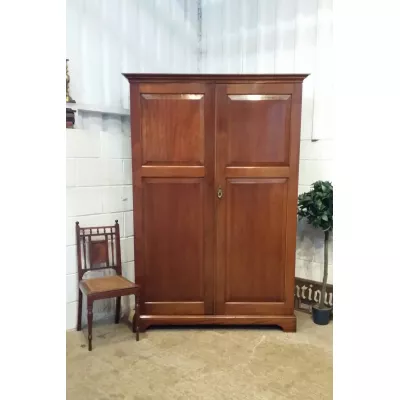 Kleiderschrank antik, original edwardianisch (ca. 1900), Mahagoniholz