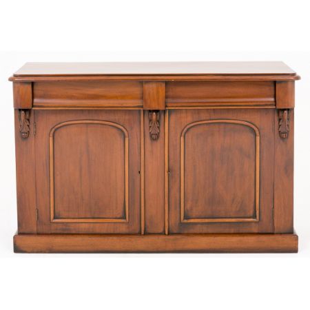 Hübsches viktorianisches zweitüriges Sideboard aus Mahagoni, von 1870