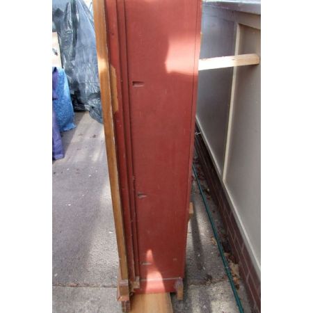 Große edwardianische Mahagoni Massivholz Vitrine 1900