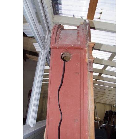 Große edwardianische Mahagoni Massivholz Vitrine 1900