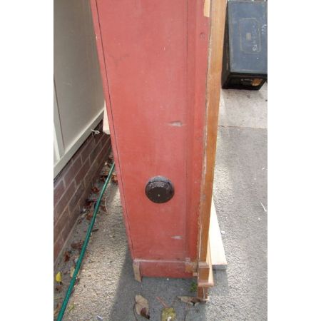 Große edwardianische Mahagoni Massivholz Vitrine 1900