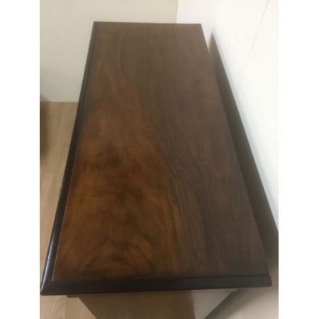 Antike Nussbaum  Rosewood Palisander  Vitrine 19. Jh mit Intarsien
