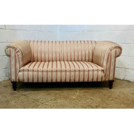 Schönes antikes viktorianisches Stoff Sofa Regency 1880
