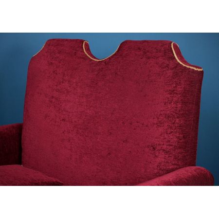 "William & Mary Style" Antikes englisches Stoff Sofa 1920