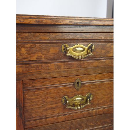 Kleiner antiker edwardianischer Schreibtisch Eiche  1890