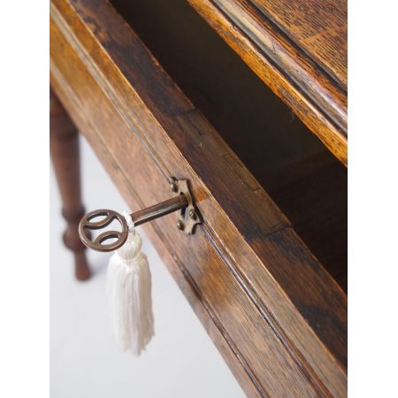 Kleiner antiker edwardianischer Schreibtisch Eiche  1890