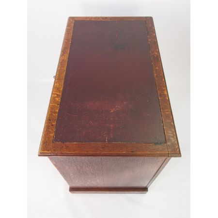 Kleiner antiker edwardianischer Schreibtisch Eiche  1890