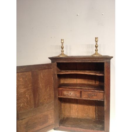 Kleiner walisischer Eichen Schrank Hängeschank Sideboard