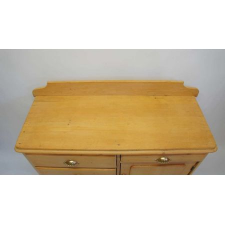 Viktorianische Kiefer Landhaus Kommode, Küchenschrank - restauriert