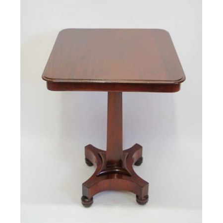 Antiker William IV Massivholz Mahagoni Tisch Weintisch Beistelltisch