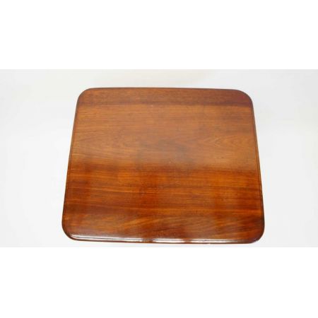 Antiker William IV Massivholz Mahagoni Tisch Weintisch Beistelltisch