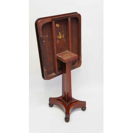 Antiker William IV Massivholz Mahagoni Tisch Weintisch Beistelltisch