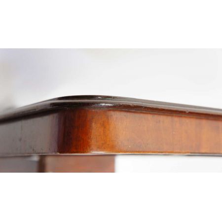 Antiker William IV Massivholz Mahagoni Tisch Weintisch Beistelltisch