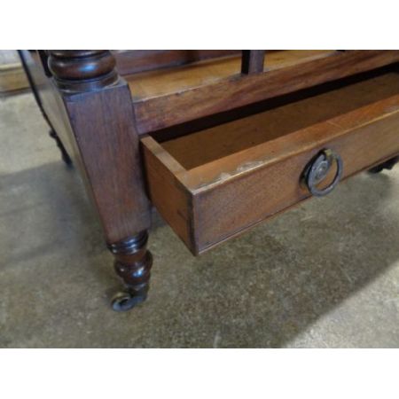 Antiker Viktorianischer Mahagoni Zeitungsständer Orginal