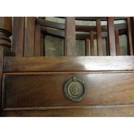 Antiker Viktorianischer Mahagoni Zeitungsständer Orginal