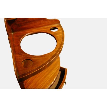 Orginal George III. Eck-Waschtisch Mahagoni