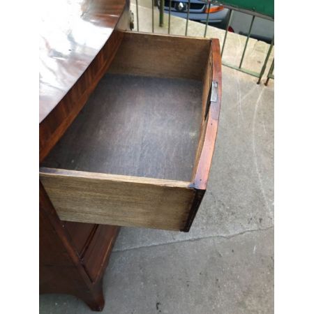 Schöne Georgianische Original Mahagoni Kommode Massivholz