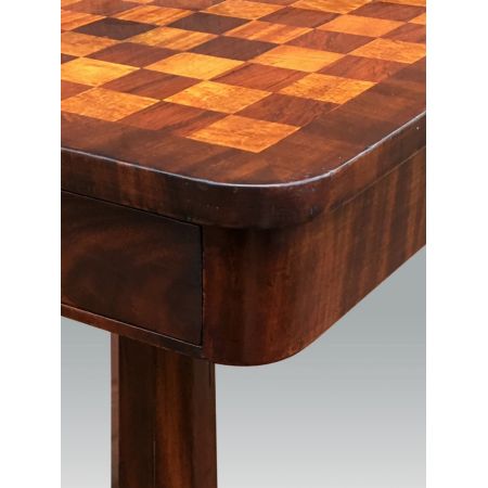 Frühviktorianischer Mahagoni Spieltisch Massivholz Original