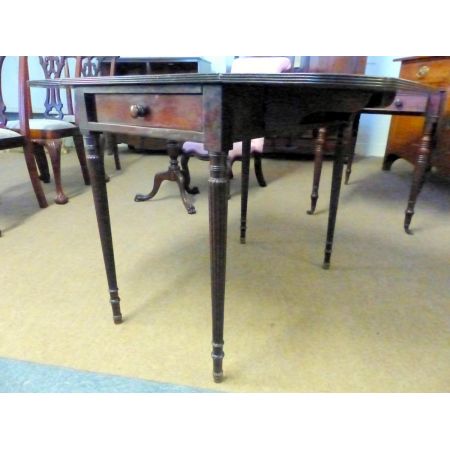 Schöner antiker Pembroke Mahagoni Klapptisch Esstisch Original