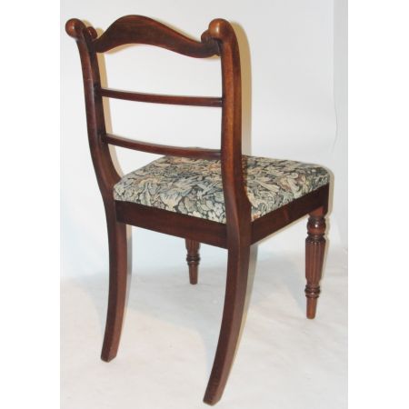 Sechs Regency-Mahagoni-Esszimmerstühle um 1830 Original