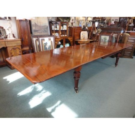 Hochwertiger Massivholz Mahagoni Esstisch Original Pratt & Prince - ausziehbar