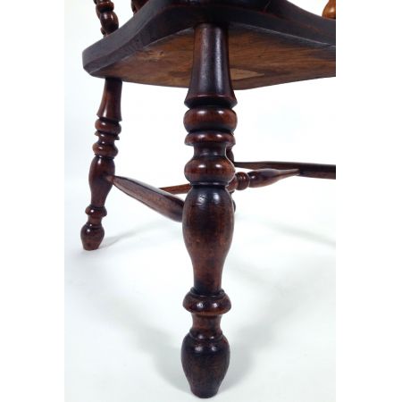 Mitte 19. Jahrhundert Englisch Ulme und Obstbaum Ellbogenstuhl