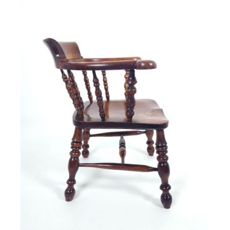 Mitte 19. Jahrhundert Englisch Ulme und Obstbaum Ellbogenstuhl