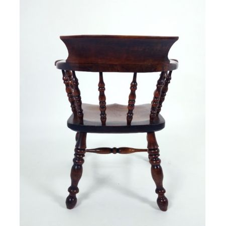 Mitte 19. Jahrhundert Englisch Ulme und Obstbaum Ellbogenstuhl