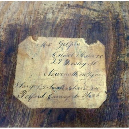 Mitte 19. Jahrhundert Englisch Ulme und Obstbaum Ellbogenstuhl