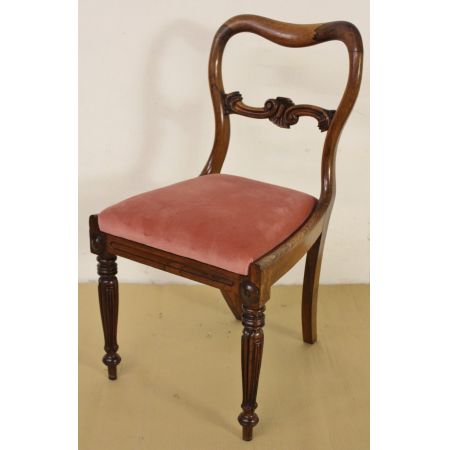 Set aus 6 viktorianischen Palisanderstühlen 1860