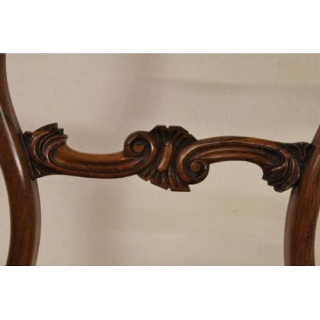 Set aus 6 viktorianischen Palisanderstühlen 1860