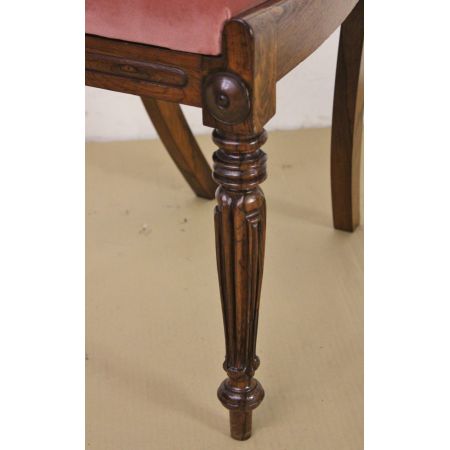 Set aus 6 viktorianischen Palisanderstühlen 1860