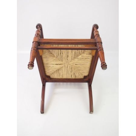 Edwardian Arts & Crafts Nussbaum Sessel Original Edwardian  1890 sehr rar !