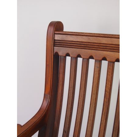 Edwardian Arts & Crafts Nussbaum Sessel Original Edwardian  1890 sehr rar !