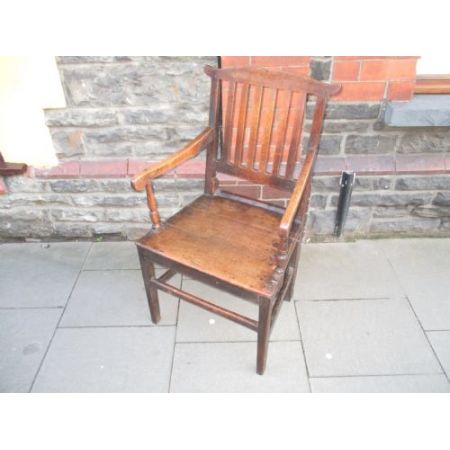 Welsh Eichen Sessel Original 1800   