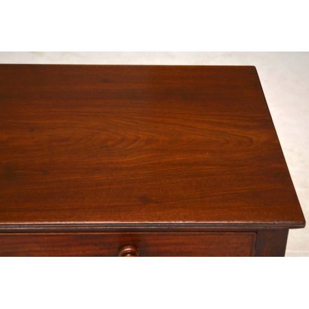 Antiker original georgischer Mahagoni Schreibtisch Massivholz