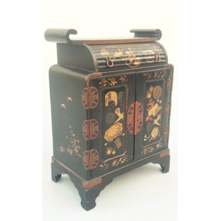 Antikes japanisches lackiertes Sideboard Schrank Original